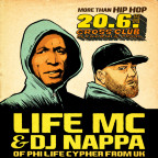 MORE THAN HIP HOP  with LIFE MC & DJ NAPPA (Phi life cypher - UK) & BOCA FLOJA (MEX)