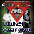 CULTURE MOVE with LOWKEY & SHADIA MANSOUR 12.2.2011 CROSS tiskovka