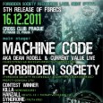 MACHINE CODE LIVE JIŽ V PÁTEK 16.12.2011